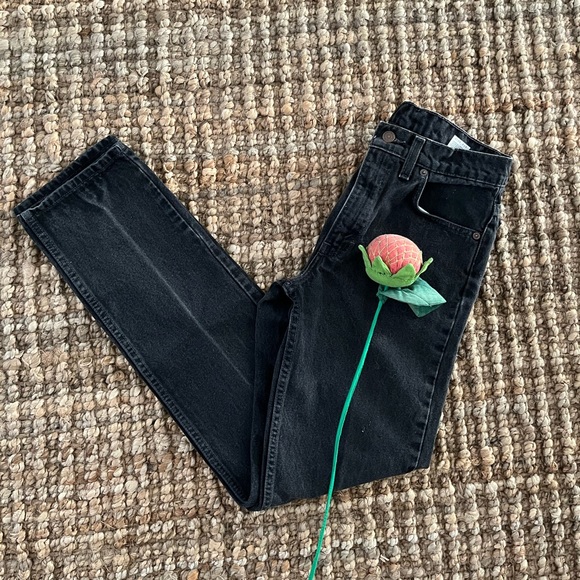 26-year old Vintage Levi’s 505 black jeans made in USA - Picture 1 of 11